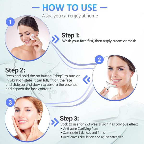 Es-1081 Massager Intense Pulsed Light Wrinkles Reducing Instrument – Esx – Anti Ageing & Reduces Puffiness | Face Massager For Fine Line & Wrinkles – Random Color