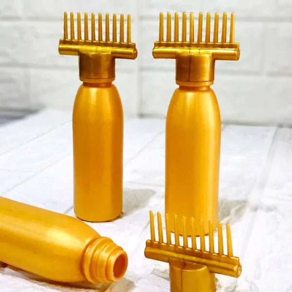 Combo Pack Derma Roller + Hair Oil Applicator Bottle + Hair Scalp Massager | Pack Of 3 Deal