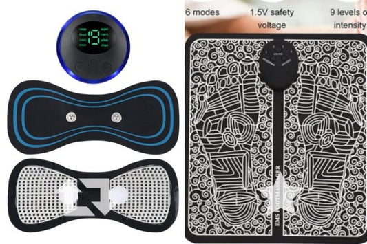 Ems Butterfly Portable Neck Massager – Rechargeable Massager