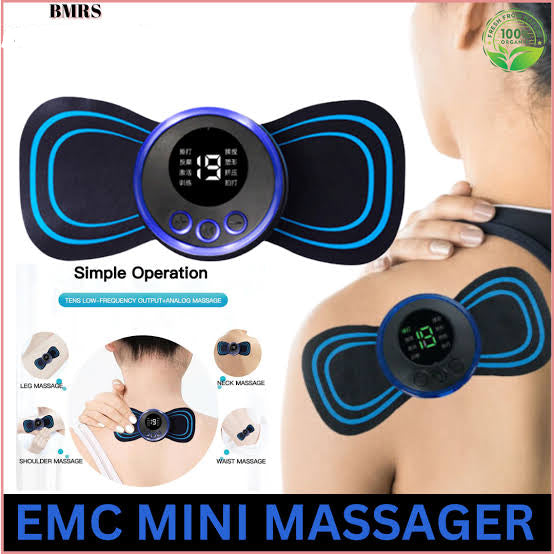 Ems Butterfly Portable Neck Massager – Rechargeable Massager
