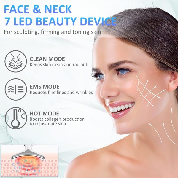 Es-1081 Massager Intense Pulsed Light Wrinkles Reducing Instrument – Esx – Anti Ageing & Reduces Puffiness | Face Massager For Fine Line & Wrinkles – Random Color
