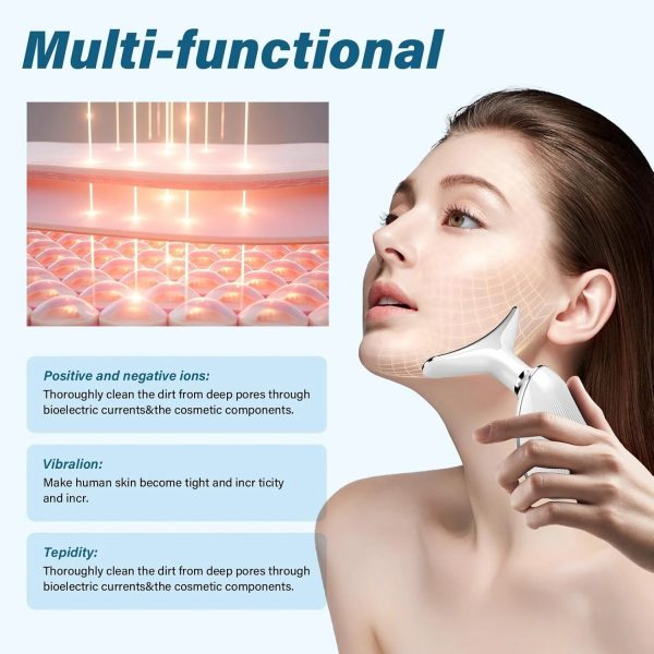 Es-1081 Massager Intense Pulsed Light Wrinkles Reducing Instrument – Esx – Anti Ageing & Reduces Puffiness | Face Massager For Fine Line & Wrinkles – Random Color