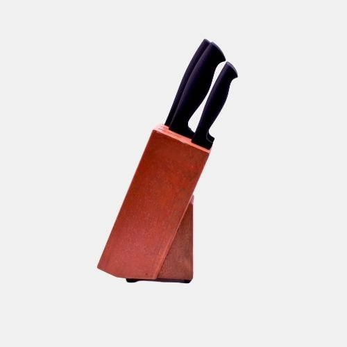 Knife Stand Wood Organizer