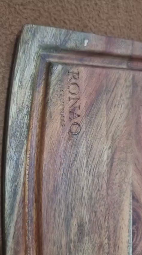 Acacia Parabola Face-grain Cutting Board
