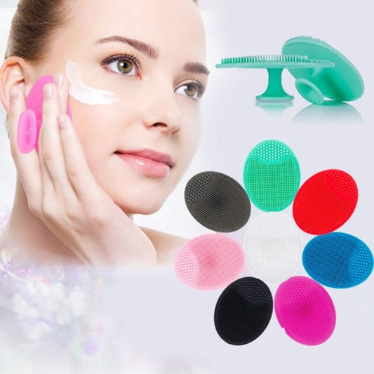 Soft Silicone Face Cleansing Brush Pad.