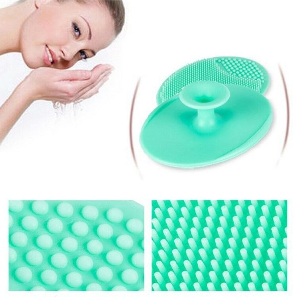Soft Silicone Face Cleansing Brush Pad.