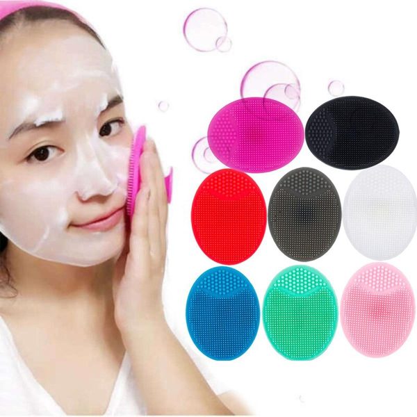 Soft Silicone Face Cleansing Brush Pad.